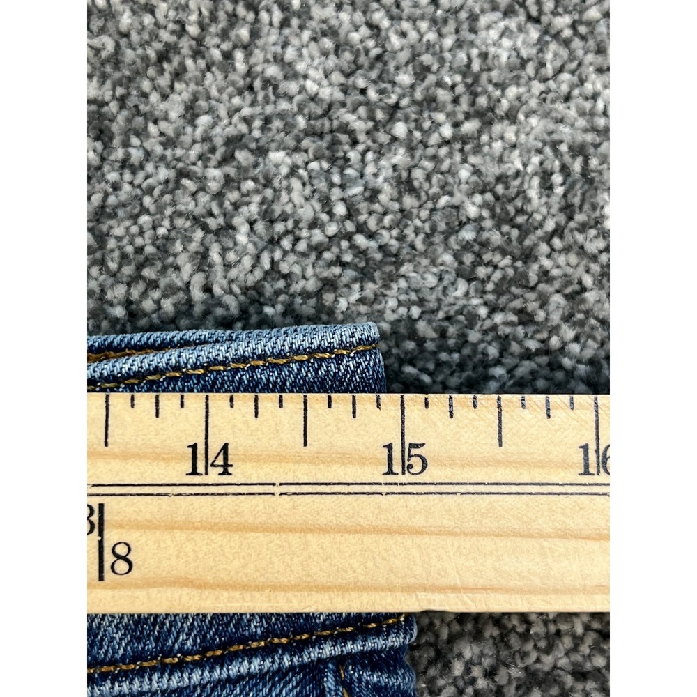 Re-Imagined by J.Crew Denim High Rise Cuffed Jean Shorts Women's 28 Medium Wash - Picture 5 of 12
